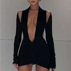 Mini cut out dress